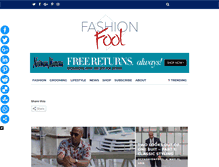 Tablet Screenshot of dcfashionfool.com